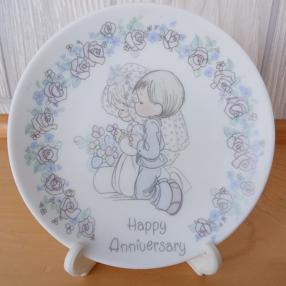 VTG 89 & 90 Precious Moments Mini Collector Plates - Picture 9 of 9